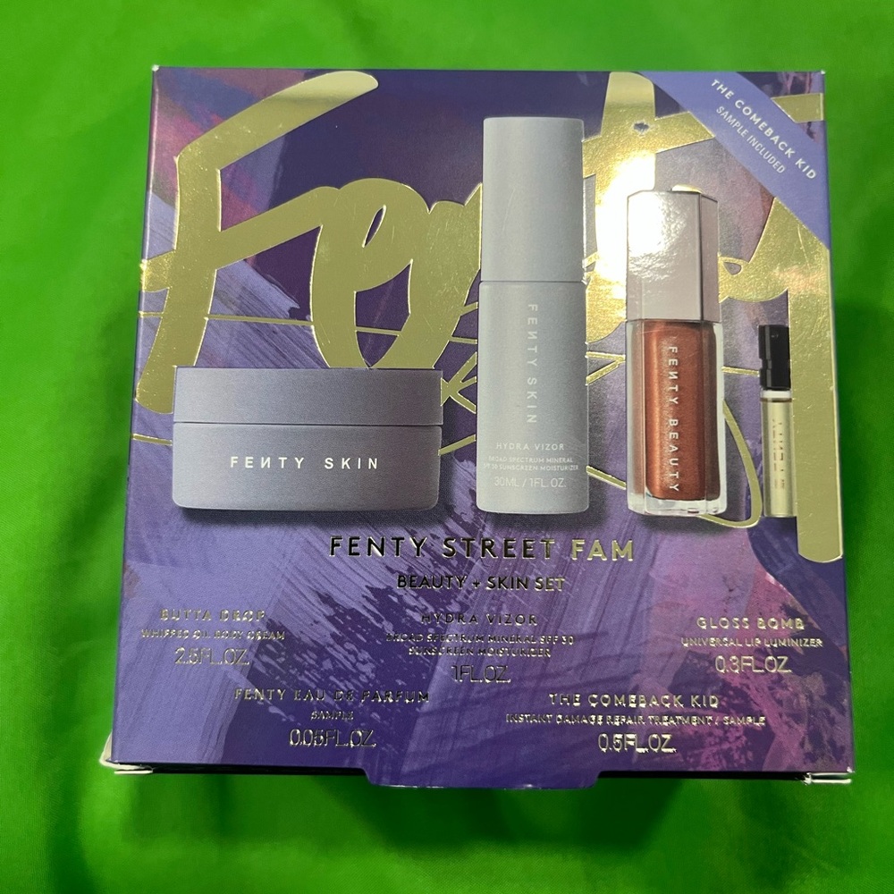 Fenty Beauty Street Fam Set - Purple and Gold